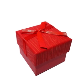 Díszdoboz - Piros kocka