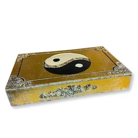 Yin Yang szimbólumos fadoboz