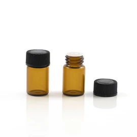 Cseppentős üvegcse - 2 ml - barna Cseppentős üvegcse - 2 ml - barna