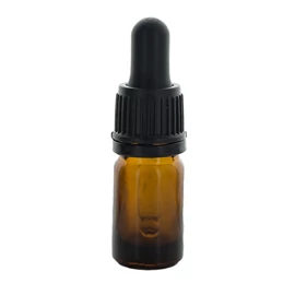 Pipettás üvegcse - 5 ml - barna Pipettás üvegcse - 5 ml - barna