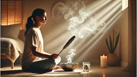 Meditáció fehér zsályával – Lelki tisztítás és belső harmónia