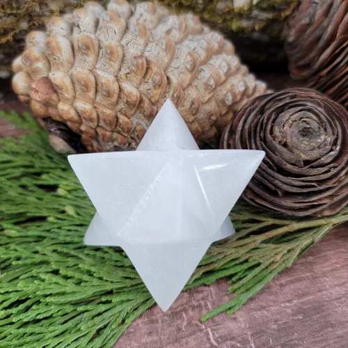 Szelenit merkaba 6 cm