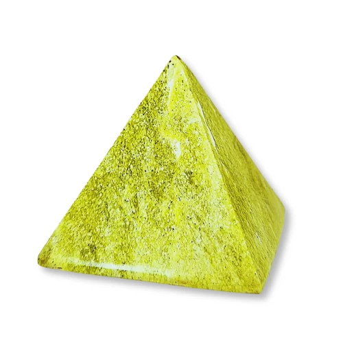 Sárga szerpentin piramis