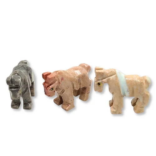 Ló szobor zsírkő - kicsi