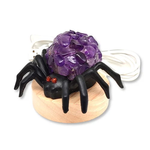 Pók lámpa - Ametiszt