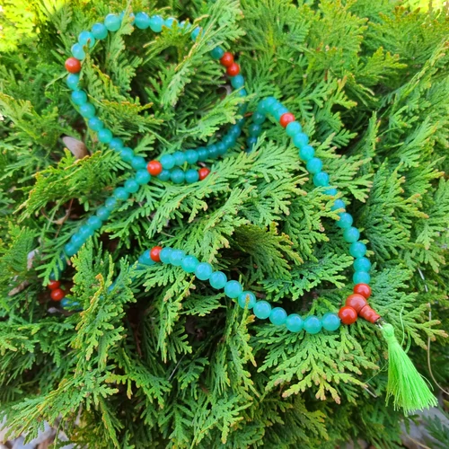 Aventurin - Vörös Jáspis Tradicionális mala
