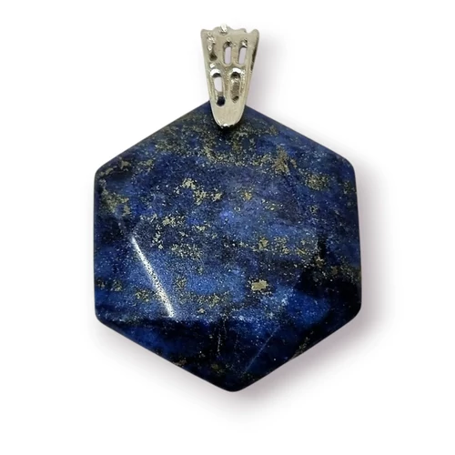 Hexagon - Merkaba lapis lazuli medálok