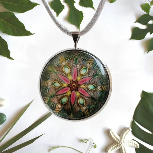 Védelem Mandala medálos nyaklánc