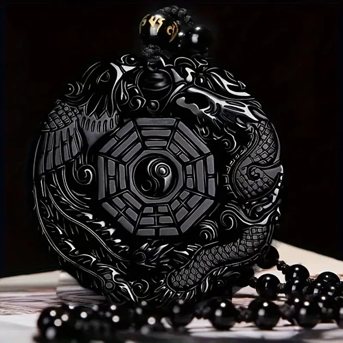 Sárkány és Főnix Bagua amulett nyakláncon