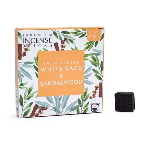 Aromafume Fehér zsálya &amp; Szantálfa füstölőbrikett