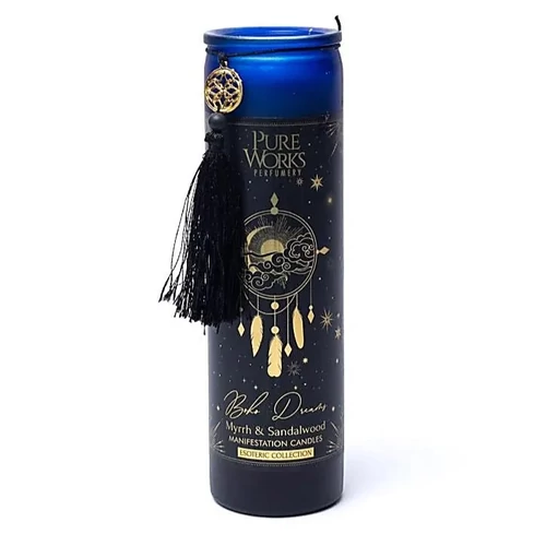 PureWorks - Boho Dreams illatos manifesztációs gyertya, 80 órás