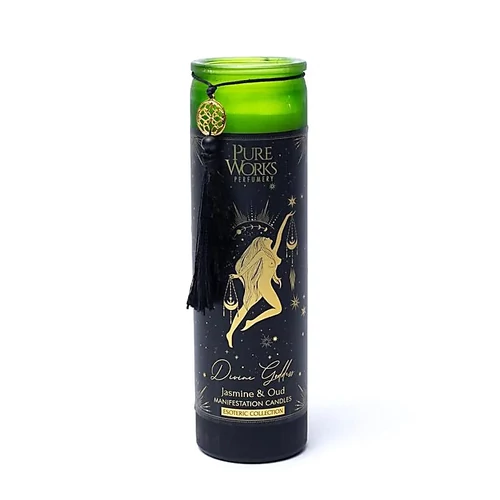 PureWorks - Divine Goddess illatos manifesztációs gyertya, 80 órás