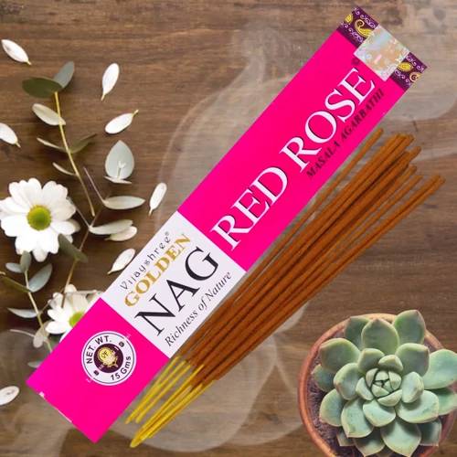 Vijayshree - Golden Nag - Red Rose