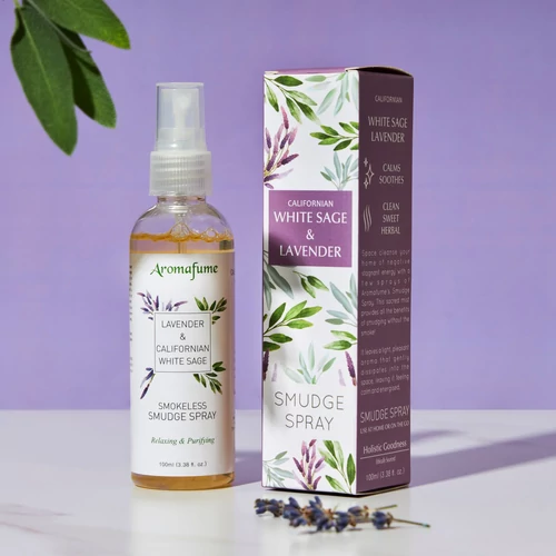 Aromafume - Levendula - White Sage/Fehér zsálya Tér- és auraharmonizáló, töltő spray