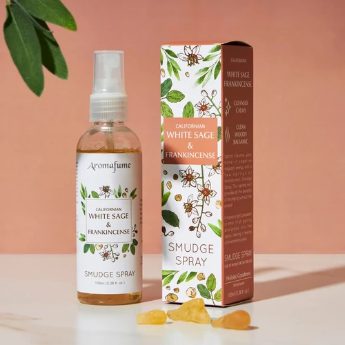 Aromafume - White Sage/Fehér zsálya &amp; Frankincense/Tömjén Tér- és auraharmonizáló, töltő spray