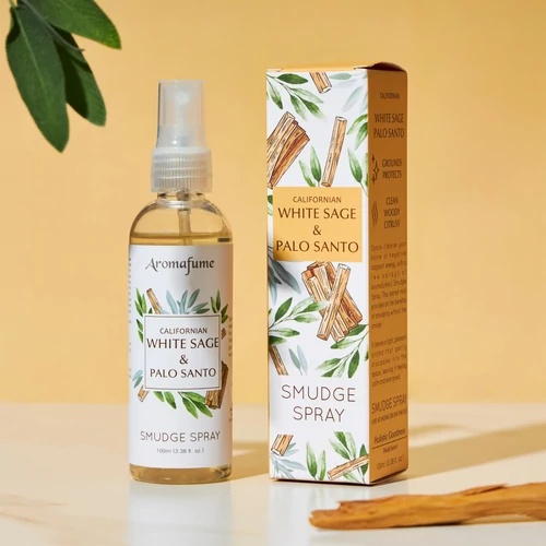 Aromafume - White Sage/Fehér zsálya &amp; Palo Santo Tér- és auraharmonizáló, töltő spray