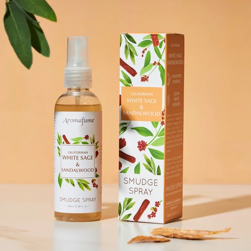 Aromafume - White Sage/Fehér zsálya &amp; Sandalwood/Szantálfa Tér- és auraharmonizáló, töltő spray