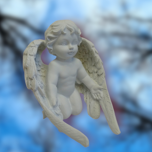 Alázatosság angyala szobor