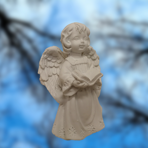 Tudás angyala szobrocska
