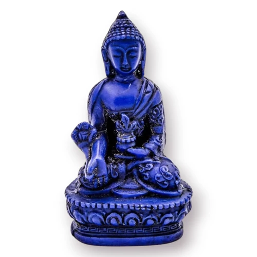 Gyógyító Buddha szobor kék