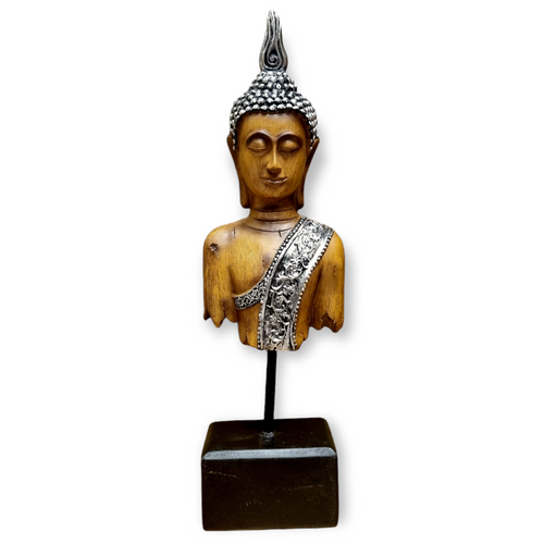 Buddha mellszobor - fahatású