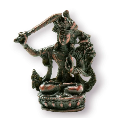 Manjushri szobor vörös - kicsi