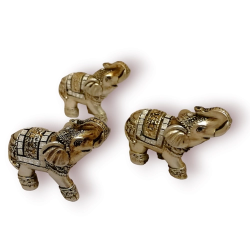 Szerencsehozó indiai elefánt -  ezüst