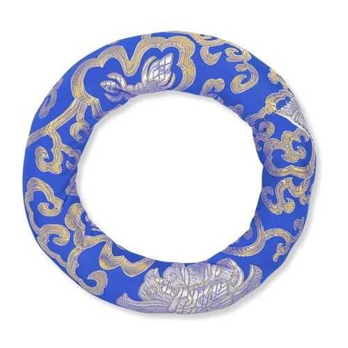 Gyűrű hangtál párna Kék - 14 cm