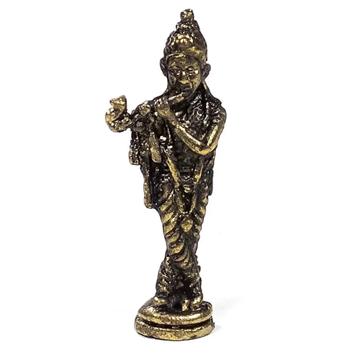 Krishna réz szobor - mini