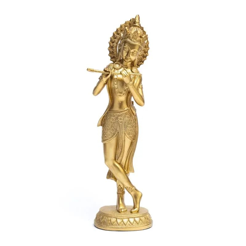 Krishna szobor - arany